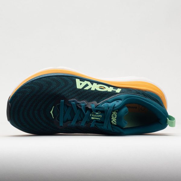 HOKA Gaviota 5 Men’s Deep Lagoon/Sherbet - Image 3