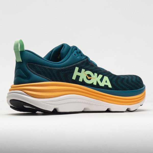 HOKA Gaviota 5 Men’s Deep Lagoon/Sherbet - Image 6
