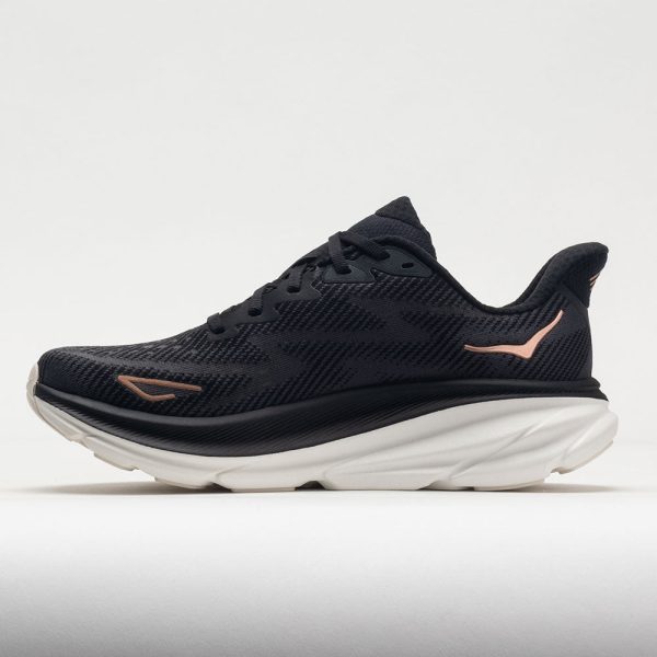 HOKA Clifton 9 Women’s Black/Rose Gold - Image 2
