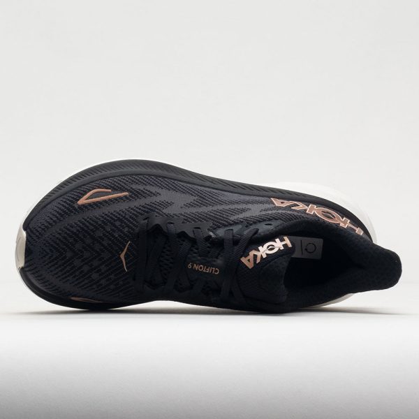 HOKA Clifton 9 Women’s Black/Rose Gold - Image 3