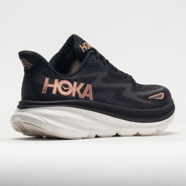 HOKA Clifton 9 Women’s Black/Rose Gold - Image 6