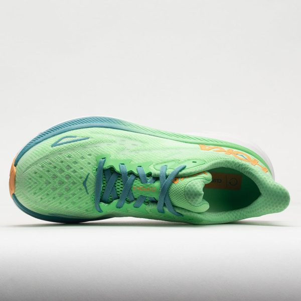 HOKA Clifton 9 Men’s Zest/Lime Glow - Image 3