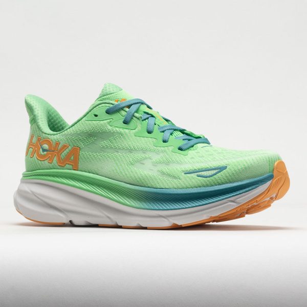 HOKA Clifton 9 Men’s Zest/Lime Glow - Image 5