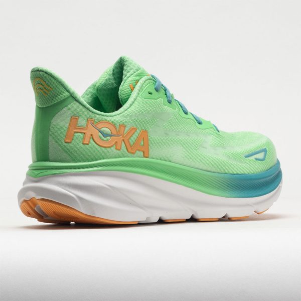 HOKA Clifton 9 Men’s Zest/Lime Glow - Image 6