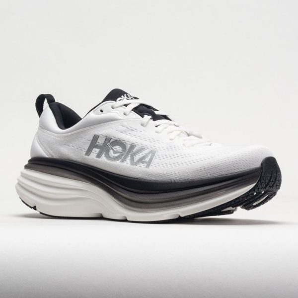 HOKA Bondi 8 Men’s White/Black - Image 5