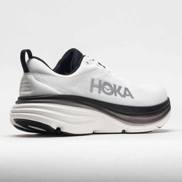 HOKA Bondi 8 Men’s White/Black - Image 6