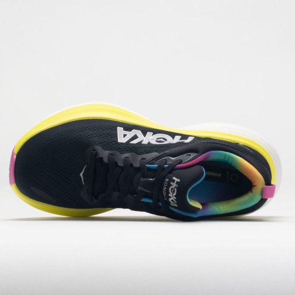 HOKA Bondi 8 Men’s Black/Citrus Glow - Image 3