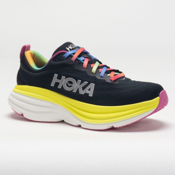 HOKA Bondi 8 Men’s Black/Citrus Glow - Image 7