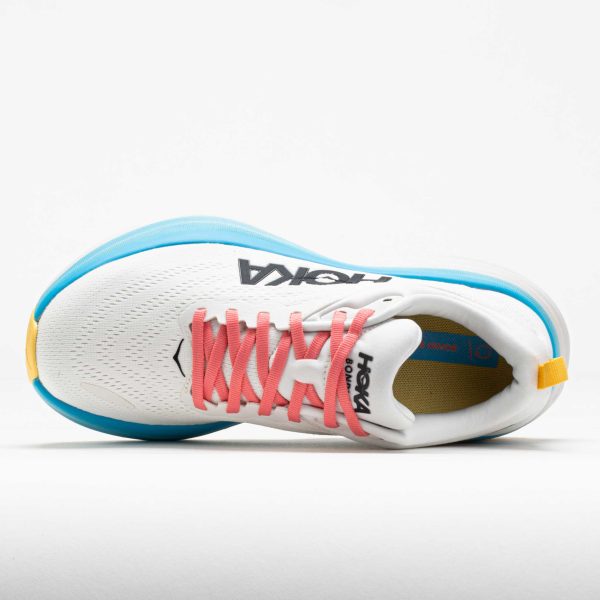 HOKA Bondi 8 Women’s Blanc de Blanc/Swim Day - Image 3