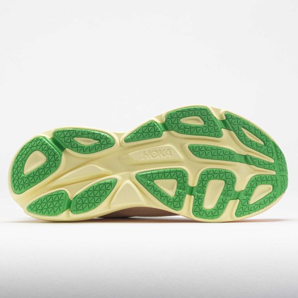 HOKA Bondi 8 Men’s Blanc de Blanc/Solar Flare - Image 4