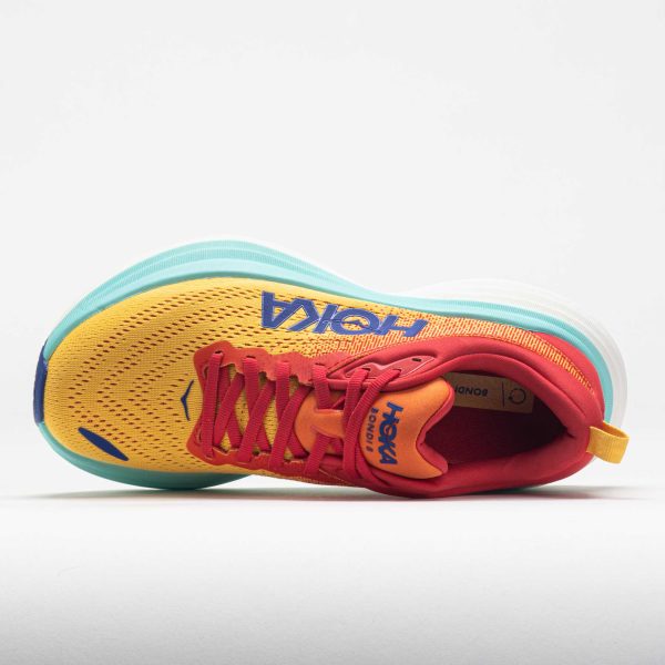 HOKA Bondi 8 Men’s Cerise/Cloudless - Image 3