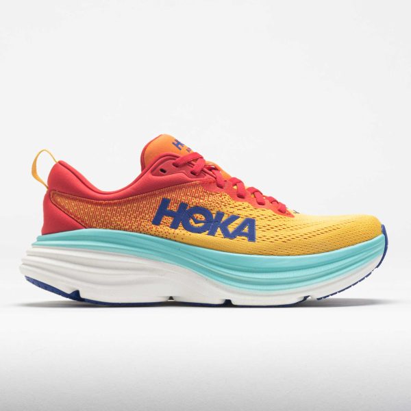 HOKA Bondi 8 Men’s Cerise/Cloudless
