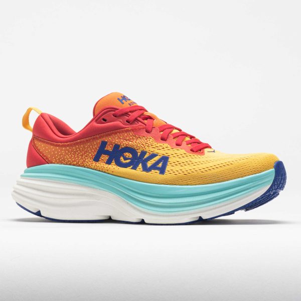 HOKA Bondi 8 Men’s Cerise/Cloudless - Image 5