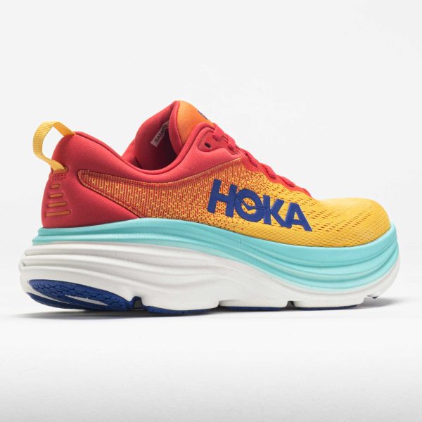 HOKA Bondi 8 Men’s Cerise/Cloudless - Image 6