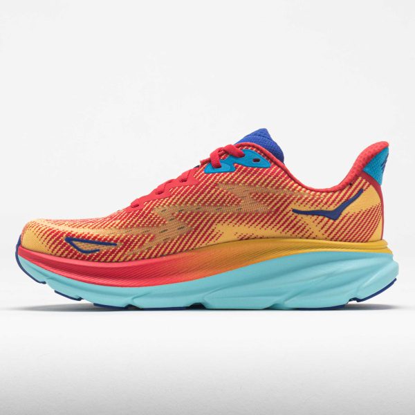 HOKA Clifton 9 Men’s Cerise/Cloudless - Image 2