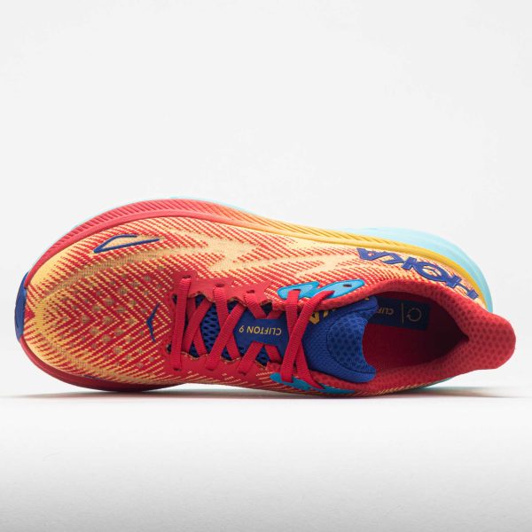 HOKA Clifton 9 Men’s Cerise/Cloudless - Image 3