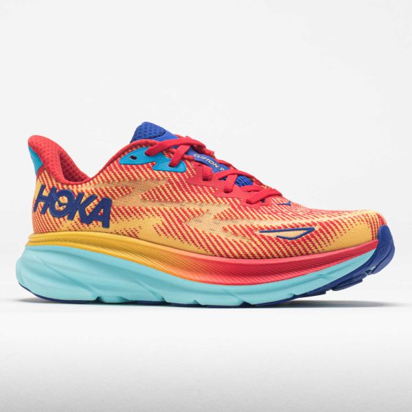 HOKA Clifton 9 Men’s Cerise/Cloudless - Image 5