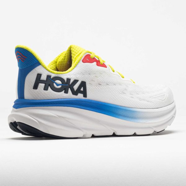 HOKA Clifton 9 Men’s Blanc de Blanc/Virtual Blue - Image 6