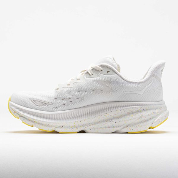 HOKA Clifton 9 Men’s White/Lemonade - Image 2