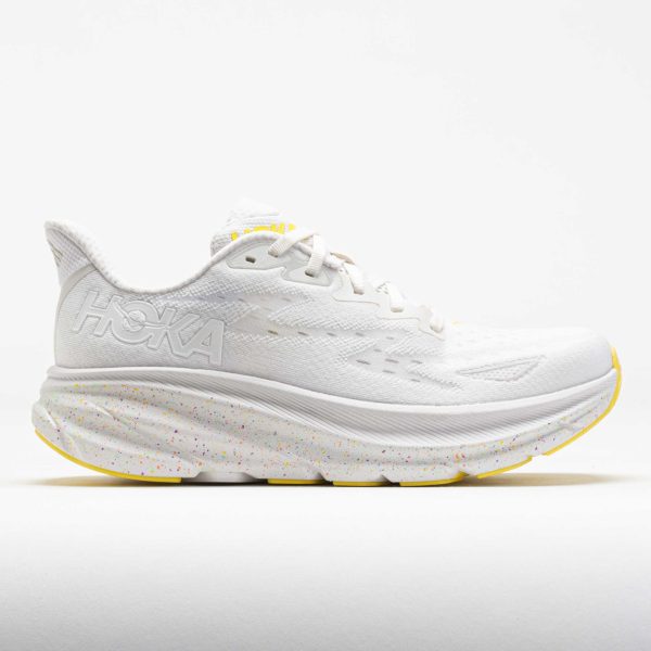 HOKA Clifton 9 Men’s White/Lemonade