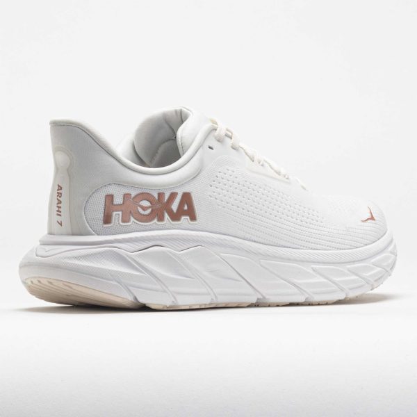 HOKA Arahi 7 Women’s Blanc de Blanc/Rose Gold - Image 6