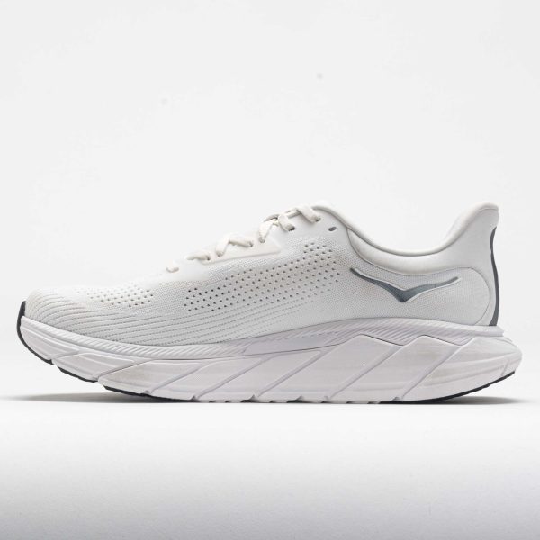HOKA Arahi 7 Men’s Blanc de Blanc/Steel Wool - Image 2
