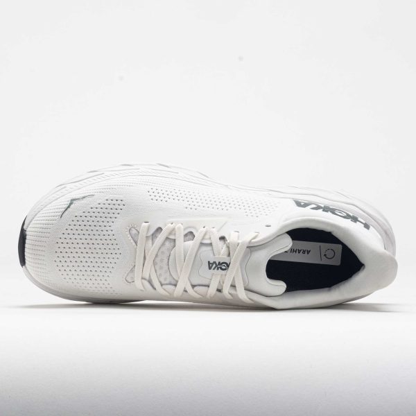 HOKA Arahi 7 Men’s Blanc de Blanc/Steel Wool - Image 3