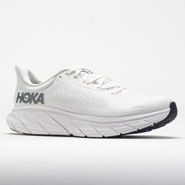 HOKA Arahi 7 Men’s Blanc de Blanc/Steel Wool - Image 5