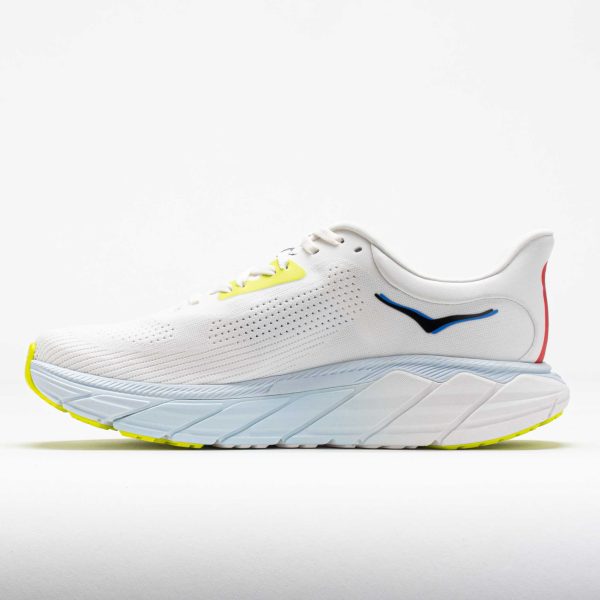 HOKA Arahi 7 Men’s Blanc de Blanc/Virtual Blue - Image 2