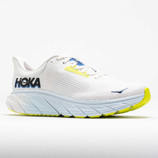 HOKA Arahi 7 Men’s Blanc de Blanc/Virtual Blue - Image 5