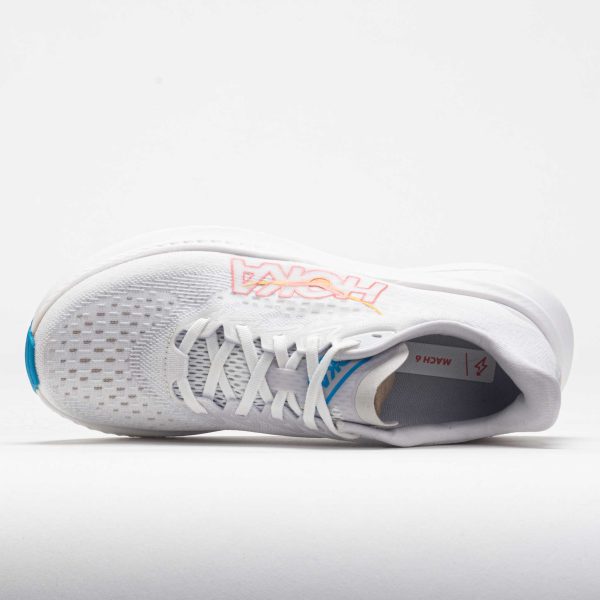 HOKA Mach 6 Women’s White/Nimbus Cloud - Image 3