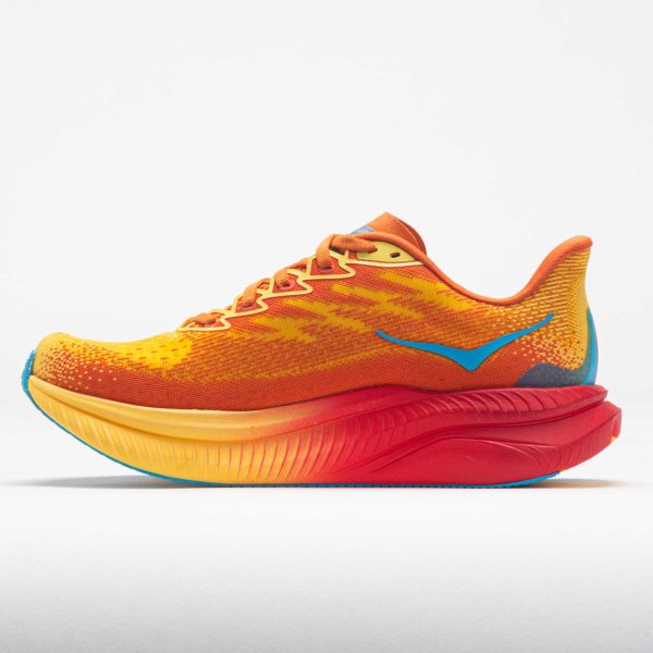 HOKA Mach 6 Men’s Poppy/Squash - Image 2