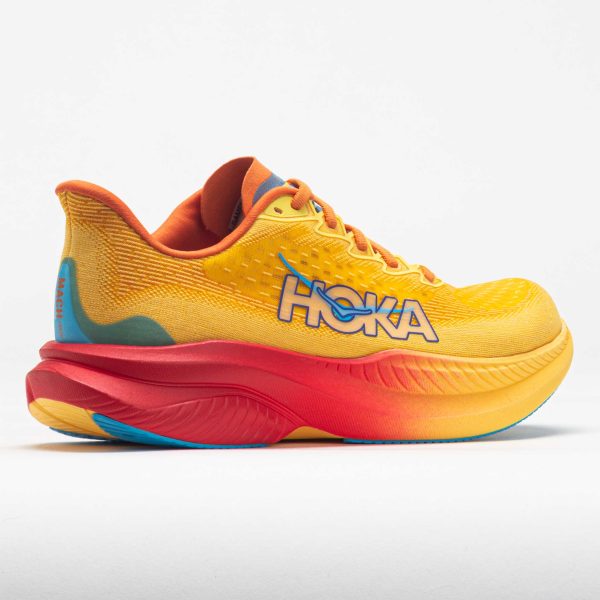 HOKA Mach 6 Men’s Poppy/Squash - Image 6
