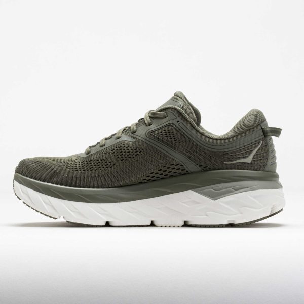 HOKA Bondi 7 Men’s Olive Haze/White - Image 2
