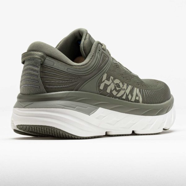HOKA Bondi 7 Men’s Olive Haze/White - Image 6