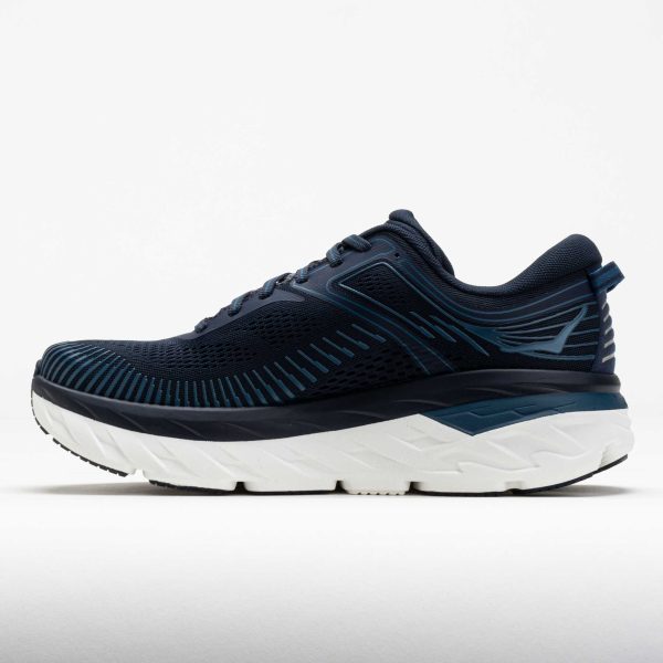 HOKA Bondi 7 Men’s Outerspace/White - Image 2