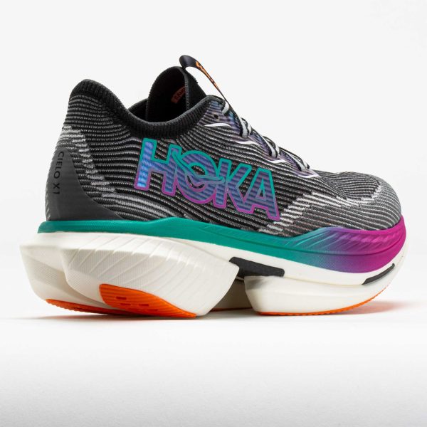 HOKA Cielo X1 Unisex Black/Electric Aqua - Image 6