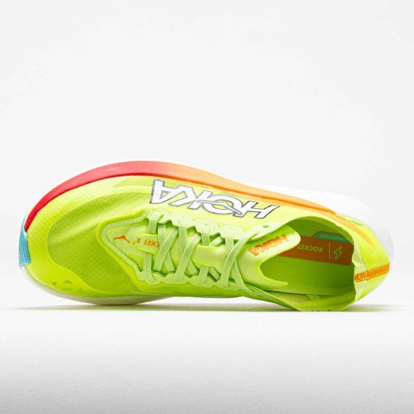 HOKA Rocket X 2 Unisex Lettuce/Solar Flare - Image 3