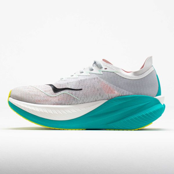 HOKA Mach X 2 Women’s Frost/Electric Aqua - Image 2