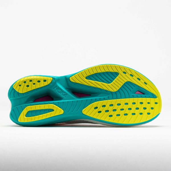 HOKA Mach X 2 Women’s Frost/Electric Aqua - Image 4