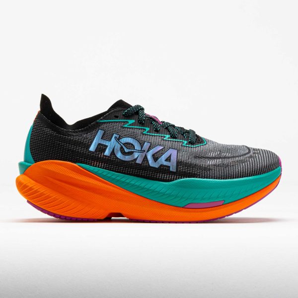 HOKA Mach X 2 Men’s Black/Electric Aqua