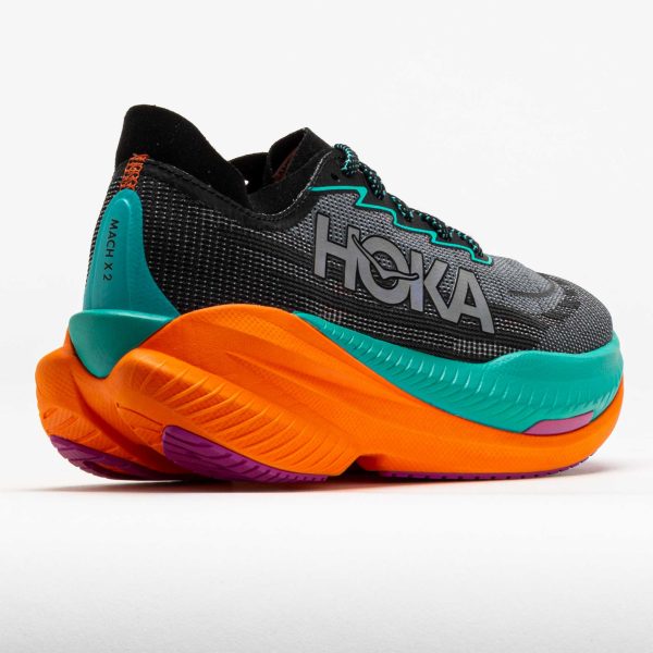 HOKA Mach X 2 Men’s Black/Electric Aqua - Image 6