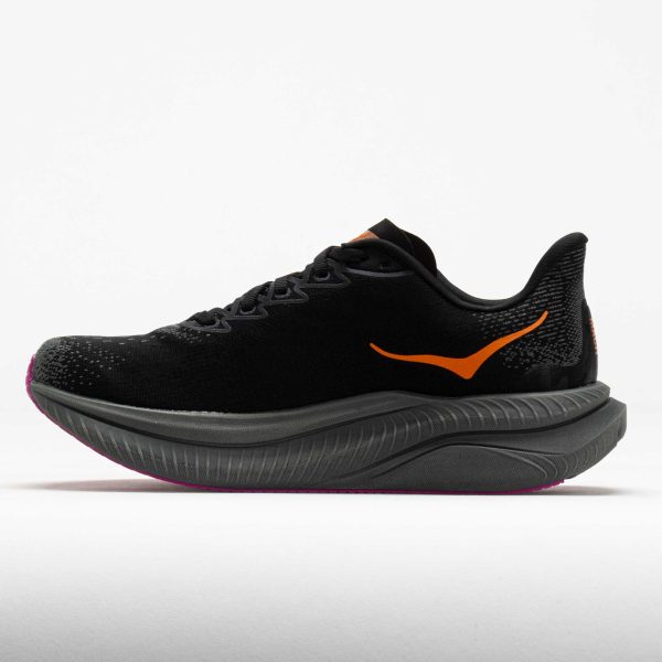 HOKA Mach 6 Women’s Black/Fuchsia - Image 2