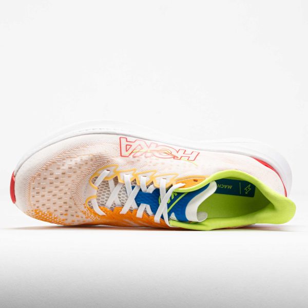 HOKA Mach 6 Men’s White/Solar Flare - Image 3