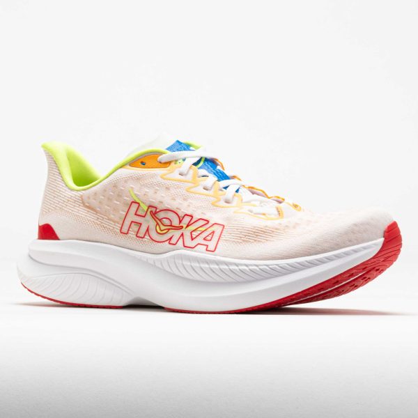 HOKA Mach 6 Men’s White/Solar Flare - Image 5