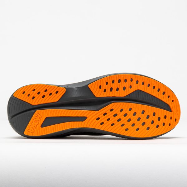 HOKA Mach 6 Men’s Black/Electric Tangerine - Image 3