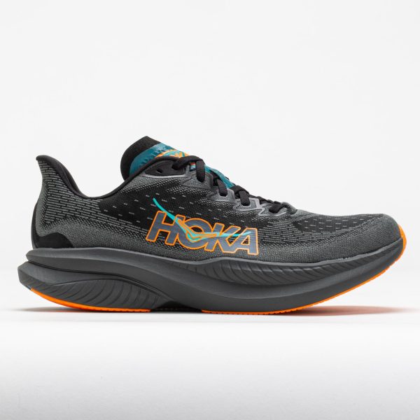 HOKA Mach 6 Men’s Black/Electric Tangerine