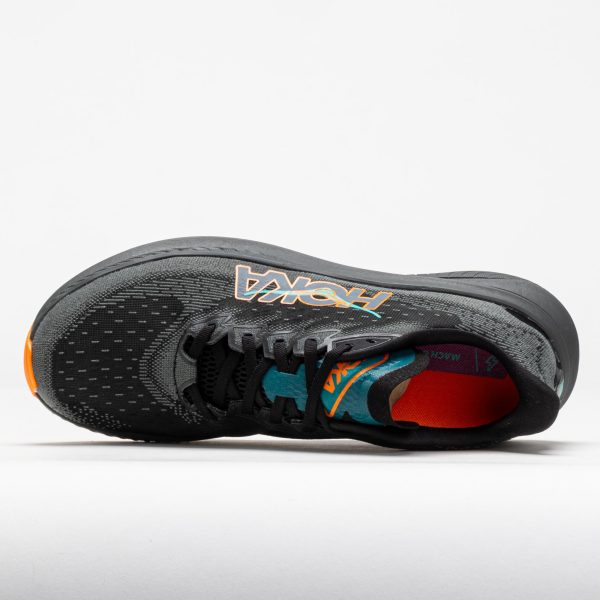 HOKA Mach 6 Men’s Black/Electric Tangerine - Image 4