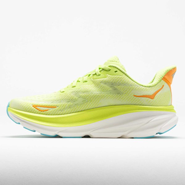 HOKA Clifton 9 Women’s Lettuce/Solar Flare - Image 2