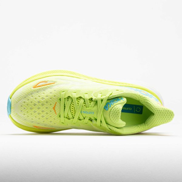 HOKA Clifton 9 Women’s Lettuce/Solar Flare - Image 3
